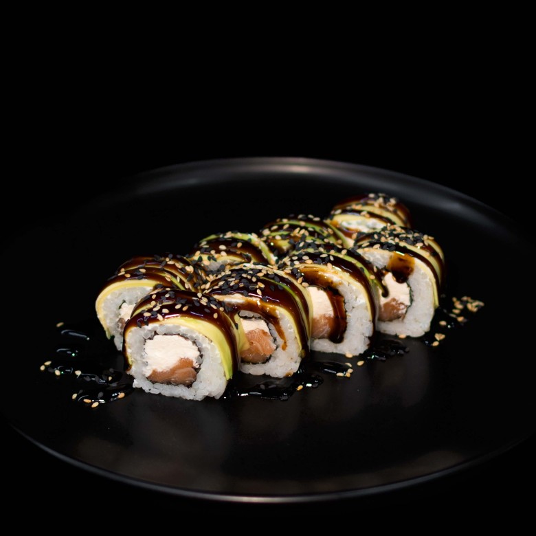 Грін Рол з лососем